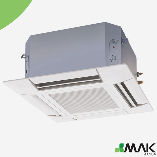 Cassette-type split air conditioning unit